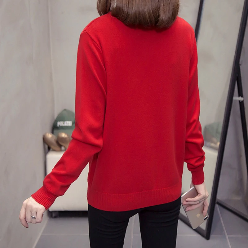 Кардиган женский хлопковый вязаный в рубчик с длинным рукавом красный розовый