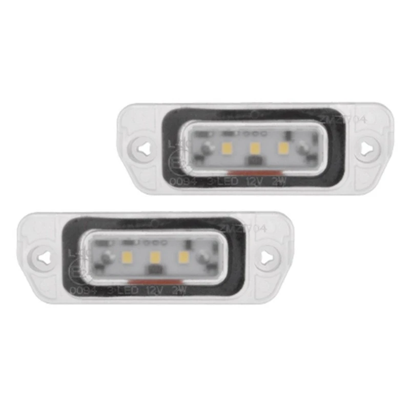 

Car License Plate Light Led Number Plate Light for Mercedes Benz AMG ML450 ML500 550 ML63 License Plate Lamp White