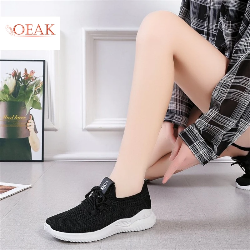 

Mesh Sneakers Female Students 2021 Spring Summer New Women's Shoes Korean Fashion Running White Shoe Breathable Mesh Shoes cozok