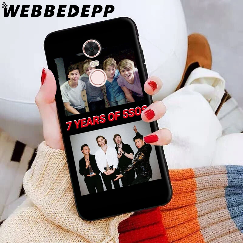 5SOS 5 Seconds of Summer мягкий чехол для Xiaomi Redmi Plus 4A 4X 5A 6A 7A 8A S2 Примечание премьер-5-6-7-8-Pro 8