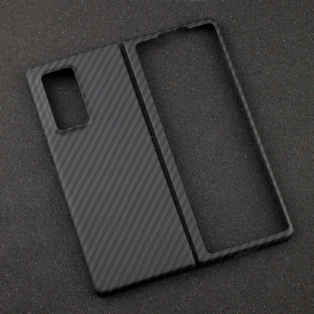 

Carbon real carbon fiber cases for Samsung Galaxy Z Fold 2 case Front cover and back cover No adhesive needed fold shell