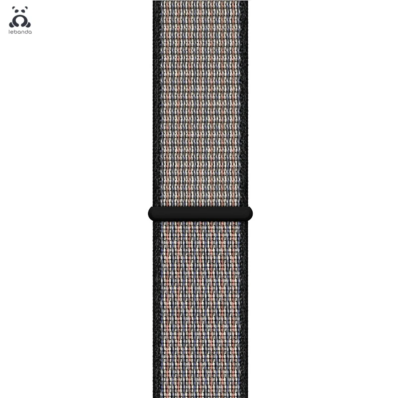 N Royal P L Glow Lebanda Sport loop для apple watch 5, 4, 3, 2, 1, ремешок для iwatch 38, 40, 42, 44 мм, тканый нейлоновый ремешок, Аляска, синий - Цвет ремешка: N Royal P L Glow