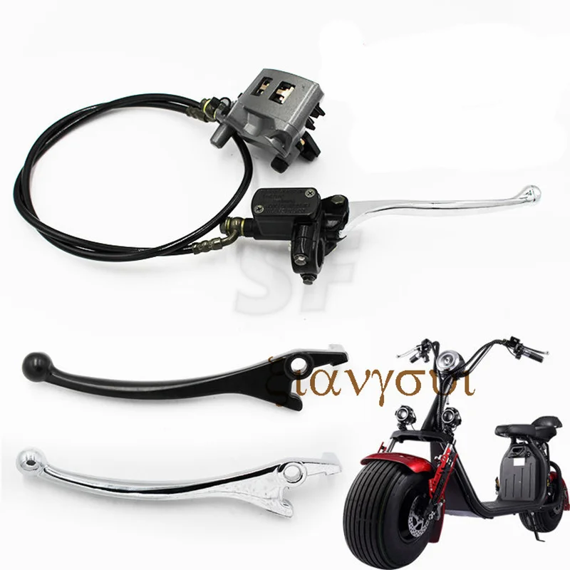 

Brake Upper Pump Front and Rear Brake Upper Pump 8mm Screw Holes for Citycoco Electric Scooter