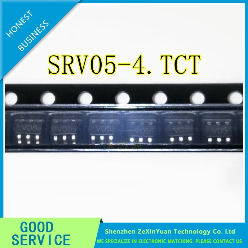 200 шт. SRV05 4.TCT Код: V05 SOT23 6 TVS|Аксессуары для батарей и ЗУ| |