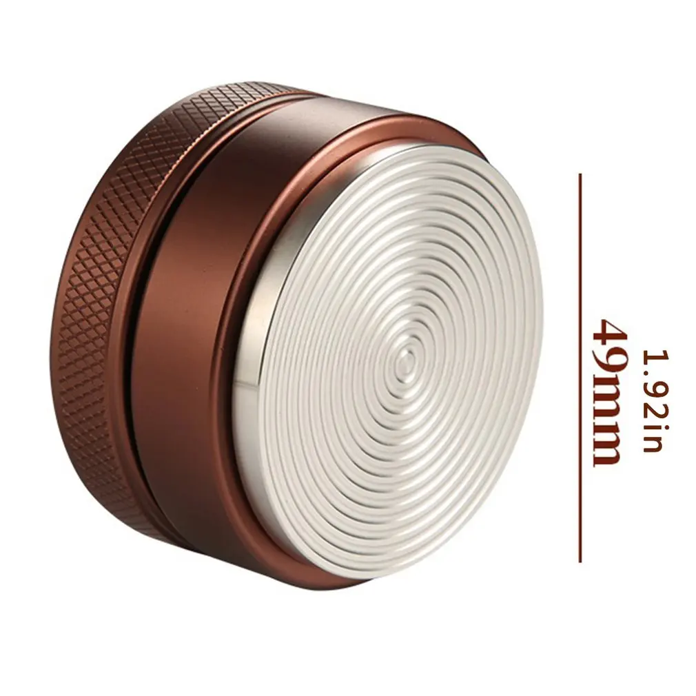 

49mm Coffee Tamper Coffee Distributor Adjustable Espresso Powder Hammer Distributor Coffee Tamper Leveler