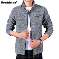 mountainskin spring men%e2%80%98s fleece jackets outdoor sports thermal clothing hiking stand up collar camping skiing warm coats va897