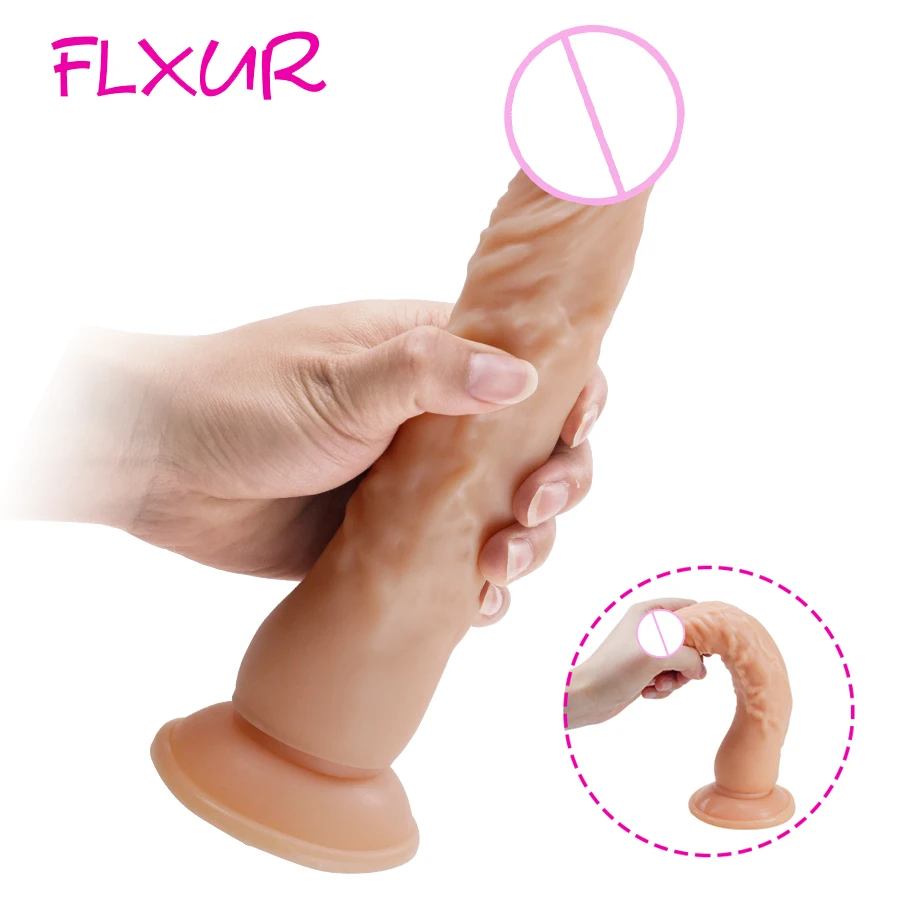 FLXUR огромный фаллоимитатор большой пенис секс игрушка для женщин сильная