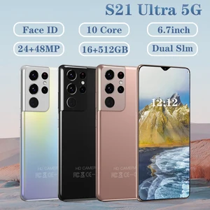 Celular 5G S21 Ultra 16GB 512GB 6000mAh Global Version 10 Core 6.7 Inch
Smartphone Android 10 Cellphone Mobile Phone Unlock 4G