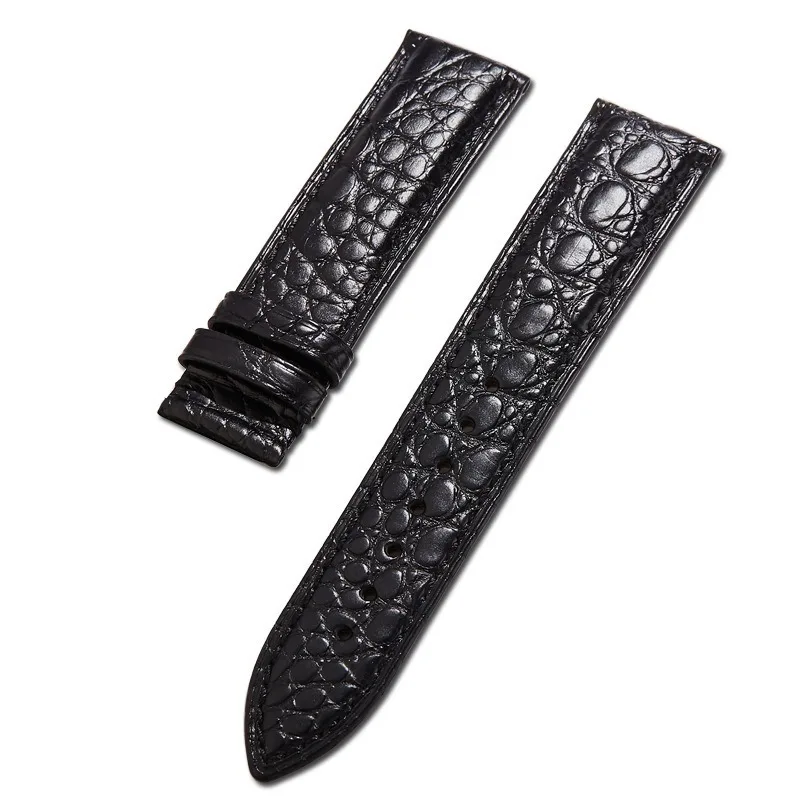 

Applicable To Apple Watch Apple Watch12345 Crocodile Skin Apple Watch Strap with Butterfly Buckle