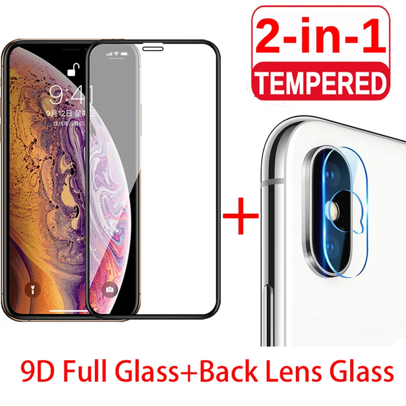 Защитное стекло черное для iPhone 7/8/6/6S Plus/X/XR/XS Max|Защитные стёкла и плёнки телефонов|