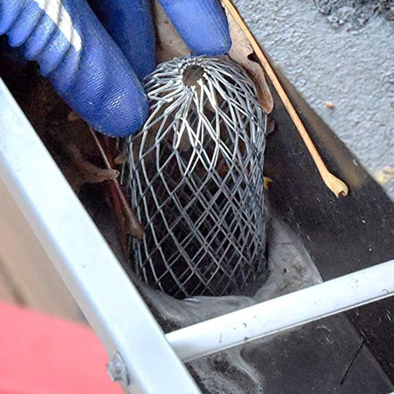 Новые 4 шт. водосточные ограждения фильтры фильтр предотвращения листьев мусора