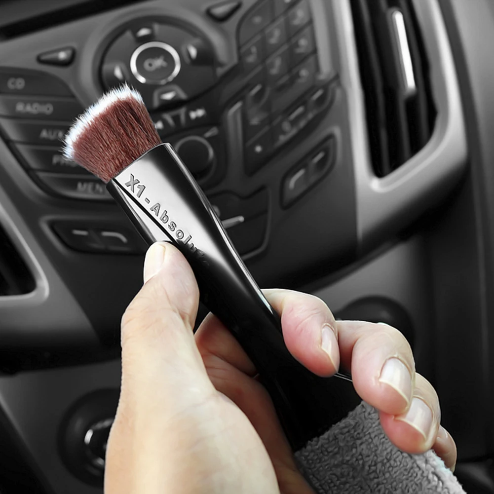 

Car Air Conditioner Air Outlet Cleaning Brush Car Interior Cleaning Tool Dust Removal Brush In The Car
