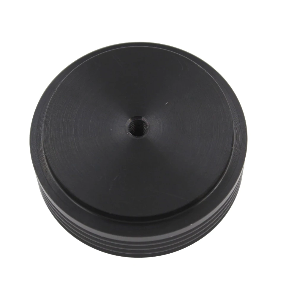 Черный однотонный алюминиевый коврик 44x17 мм подставка для динамиков базовый