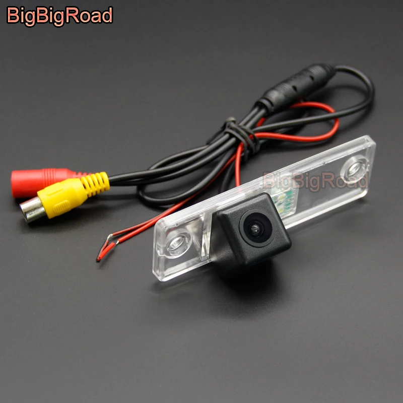 

BigBigRoad Vehicle Wireless Rear View Parking CCD Camera HD Color Image For Subaru SW4 Impreza WRX Sedan Legacy Wagon BL BP