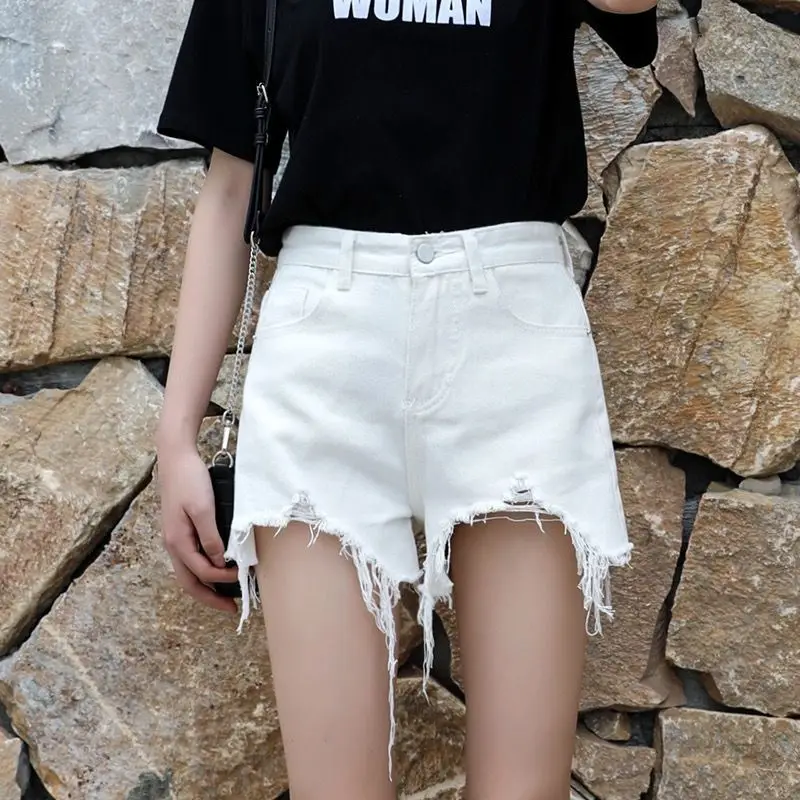 Женские джинсовые шорты рваные Короткие мини-джинсы летние женские джинсы для