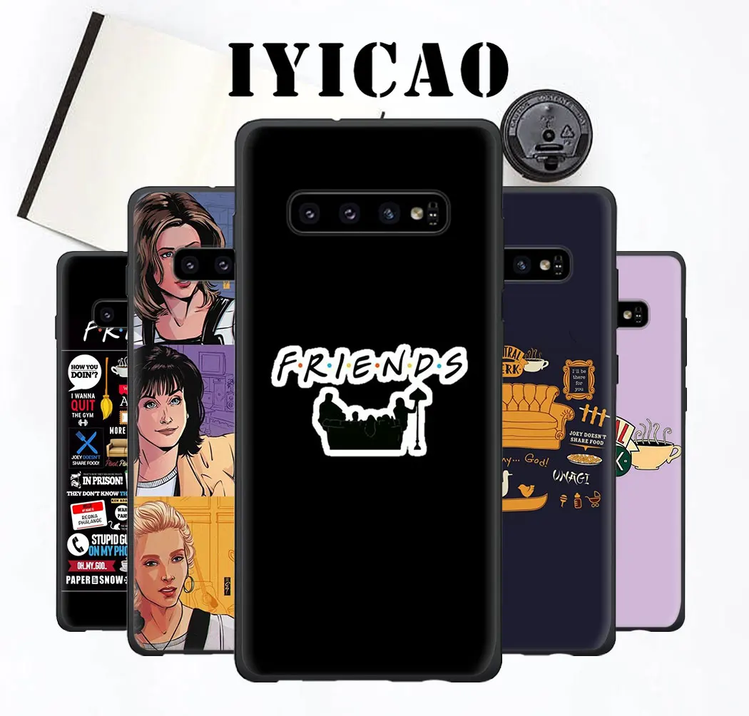 Мягкий силиконовый чехол для Samsung S6 S7 S8 Edge S9 S10 Plus S10e телефона друзья ТВ