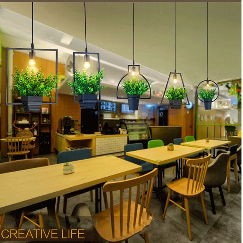 Винтажные подвесные светильники лампа в стиле лофт E27 подвесной светильник