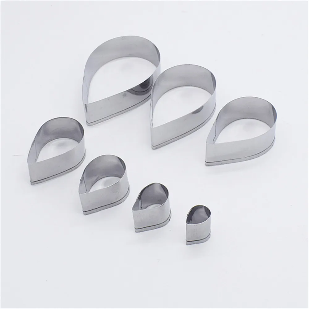 Ремешок полимерный для глины форма в виде лепестков розы из нержавеющей стали