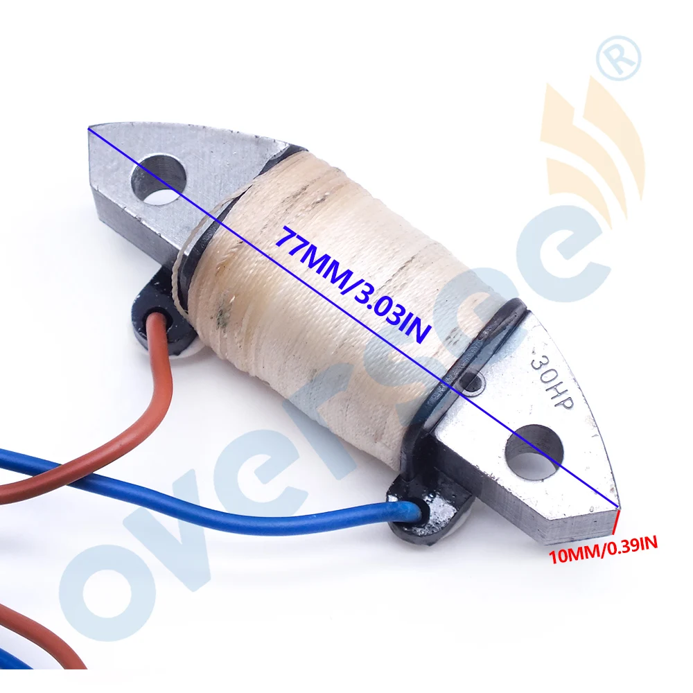 Катушка заряда 69P 85541 для подвесных деталей Yamaha Parsun Powertec 2T 30HP 25HP 61N 8554169R 8554169S 8554161T