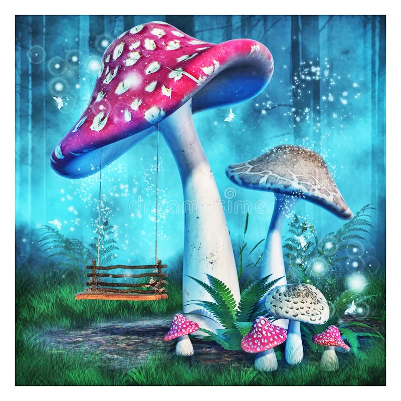 

Bench under the mushroom