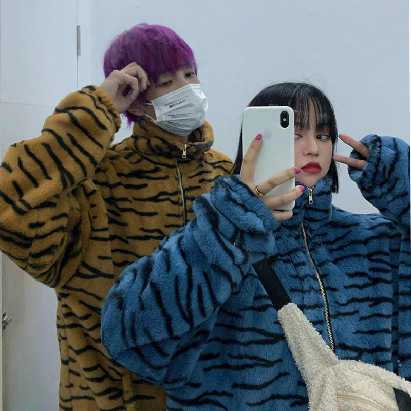 Корейское зимнее теплое пальто в стиле Харадзюку 2021 женские модные куртки на