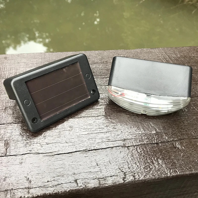 4 шт светодиодный подсветка лестницы на солнечной лампы Водонепроницаемый