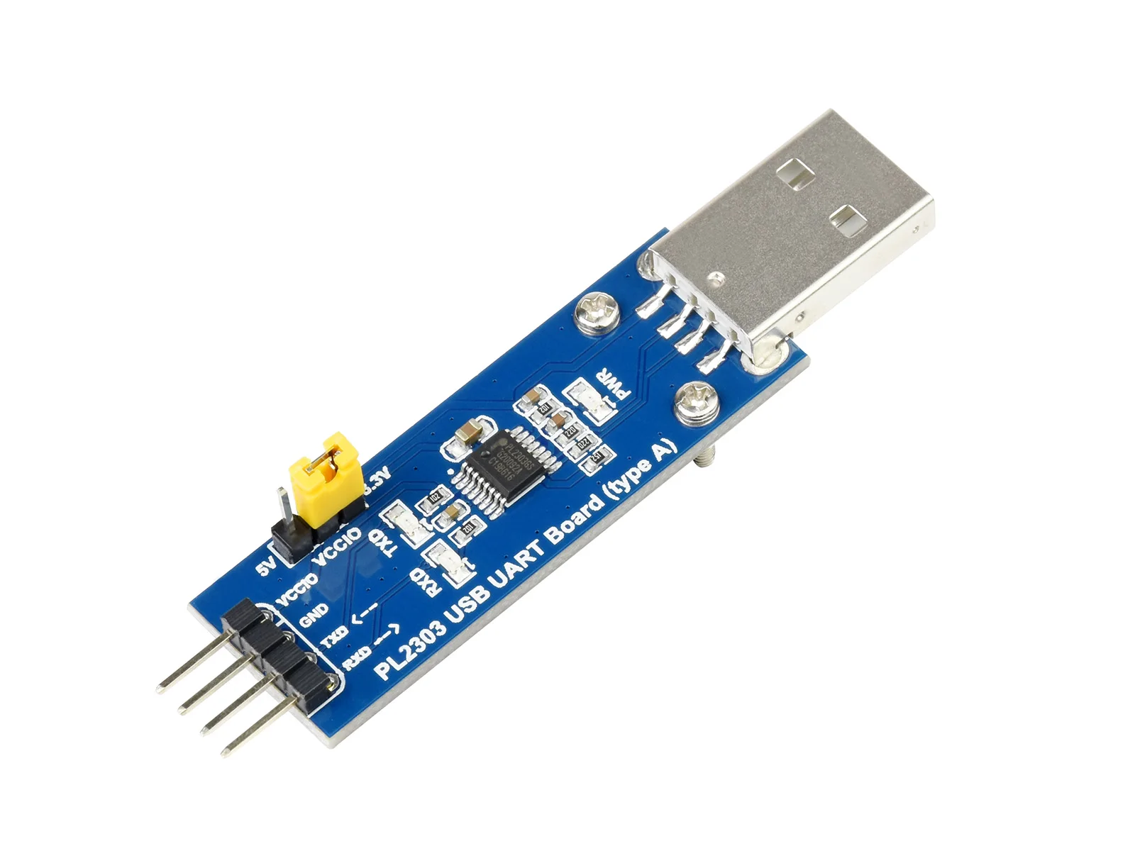 Модуль связи PL2303 USB в UART (TTL) V2 USB-A коннектор использует совместим с логическим