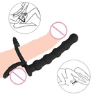 Носимые анальные пробки Анальная пробка для женщин и мужчин кольцо для пениса двойного назначения секс-игрушка для взрослых Экзотические костюмы ремешки для мужа и жены