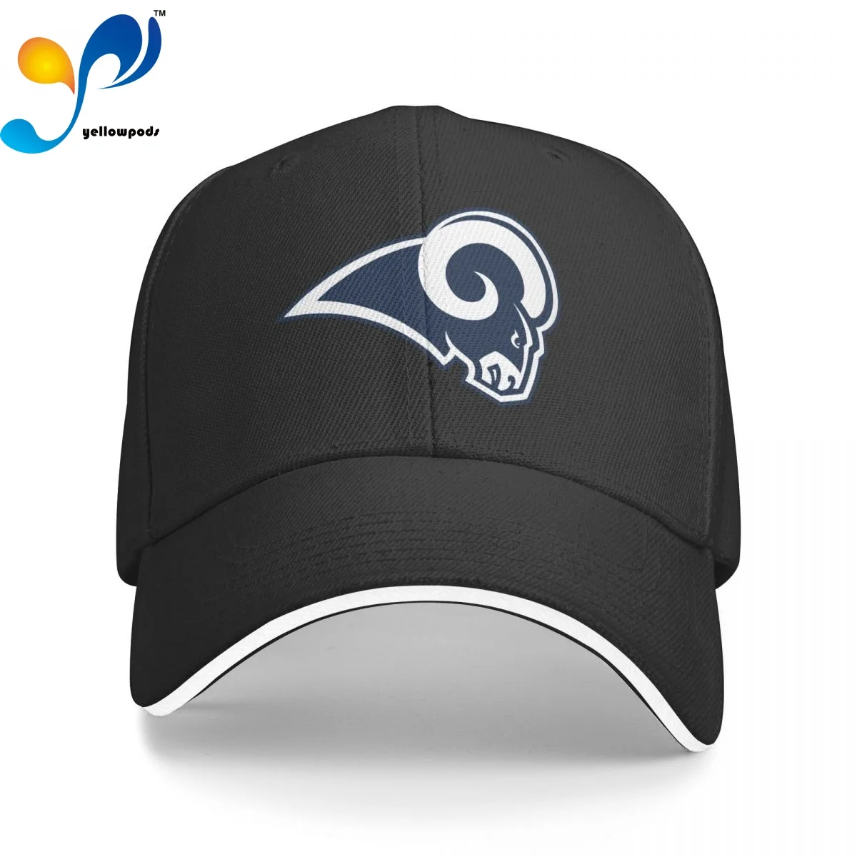 

Бейсболка Rams с клапаном Мужская, Кепка-бейсболка с логотипом