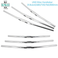 uno aluminum alloy bike handlebar 31 8x640680720760800mm mtb handlebar flat handle bend handlebar bycicle parst