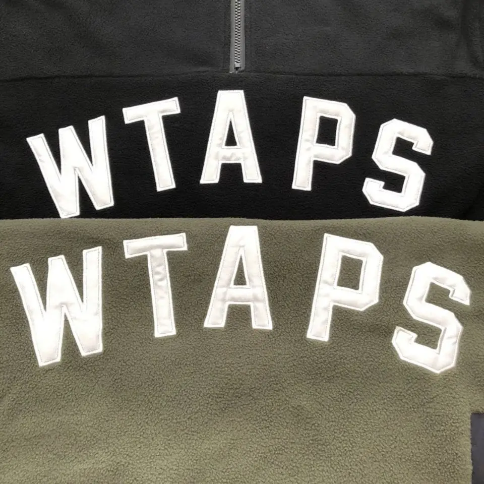

Wtaps half zipper polar fleece pullover sweater jacket ins trend Korean couple pullover sweater