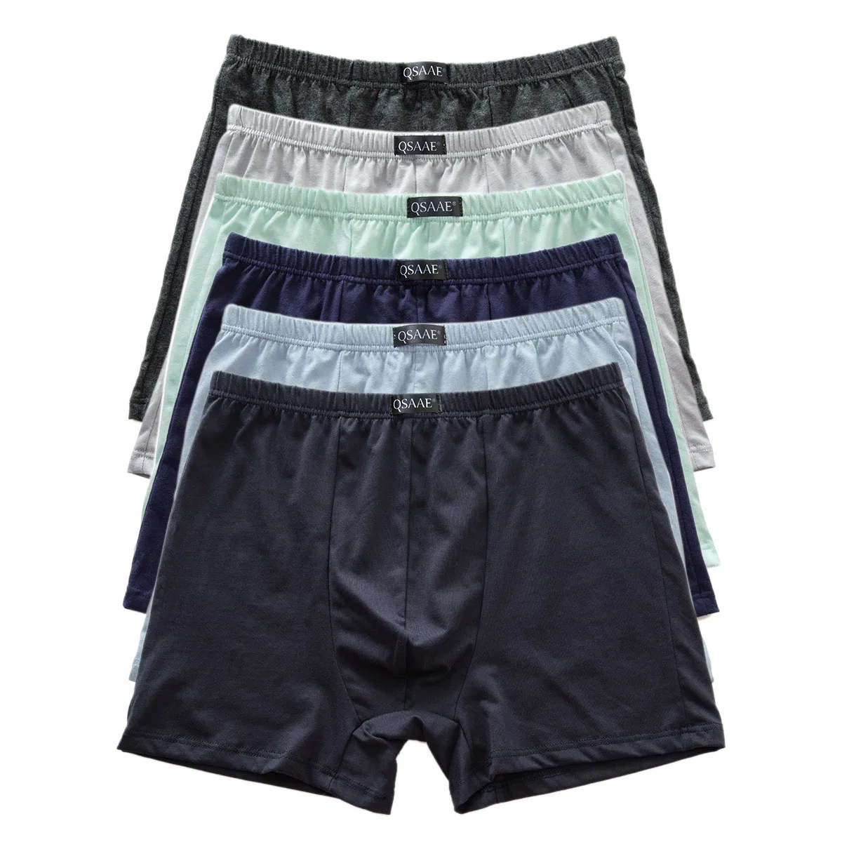 Размера плюс большие свободные мужские нижнее белье из хлопка трусы боксеры с