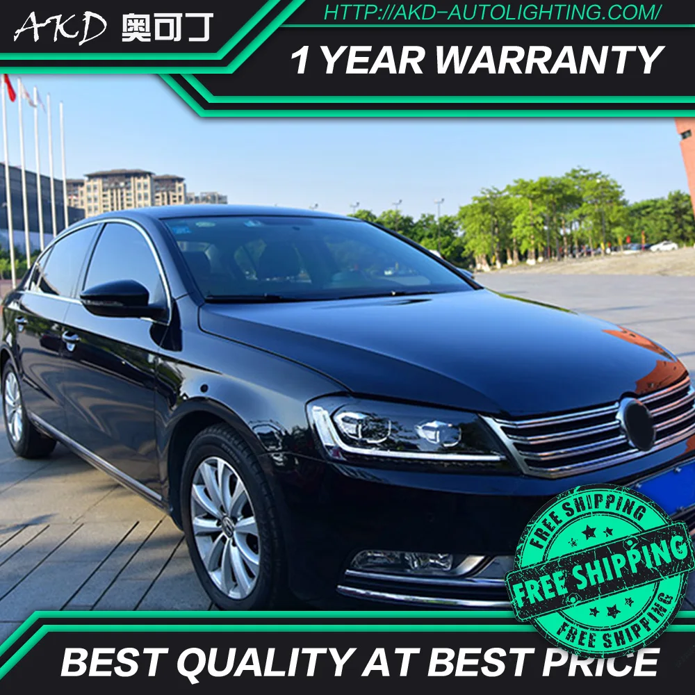 АКД тюнинг автомобильные фары для VW Passat B7 Eur Verson светодиодные DRL ходовые огни