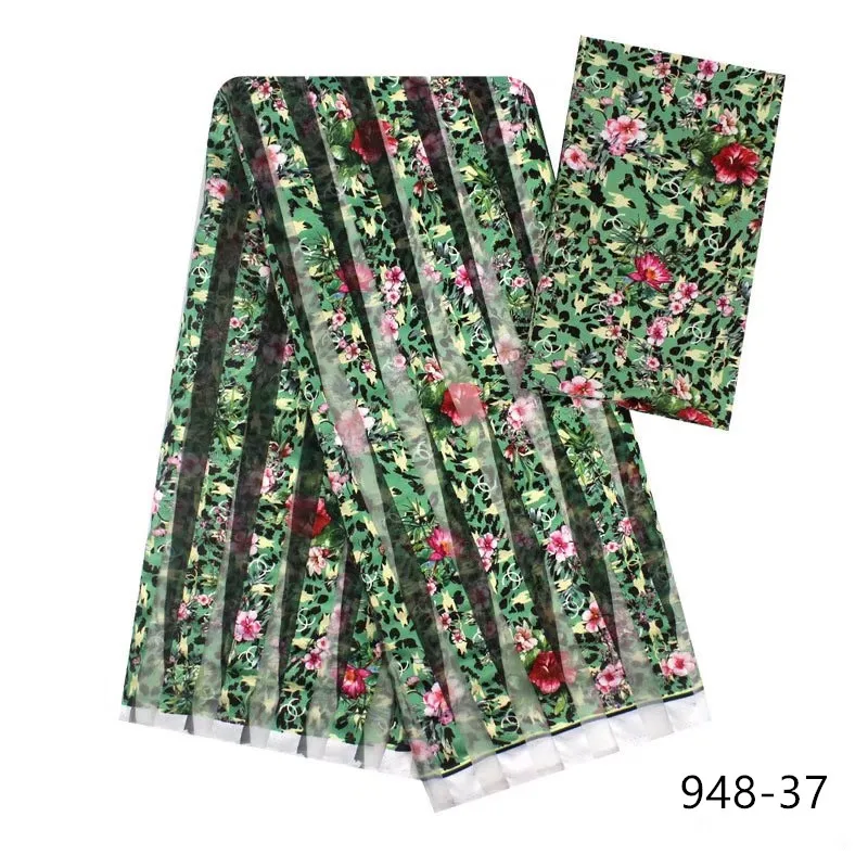 Ленточные тканевые материалы 2020 нигерийская шелковая шифоновая ткань