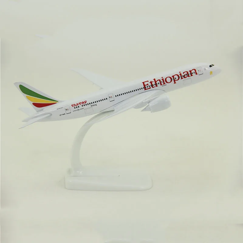 

20CM Plane 1/300 B787 Airlines Model Alloy Ethiopian Airlines Aircraft Plane Collection Kid Children Toys Decoration