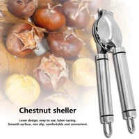 hot sale portable stainless steel practical chestnut sheller walnut pliers opener kitchen gadgets home tool accessory