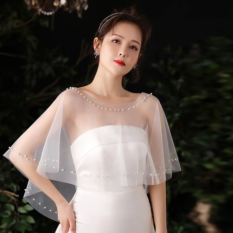 

New summer bride shawl thin lace wedding shawl wedding dress shawl women