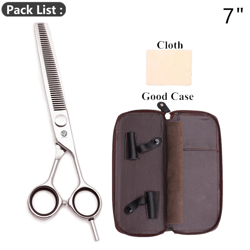 Парикмахерские ножницы Z1021 японские стальные 7 дюймов с фиолетовым драконом для