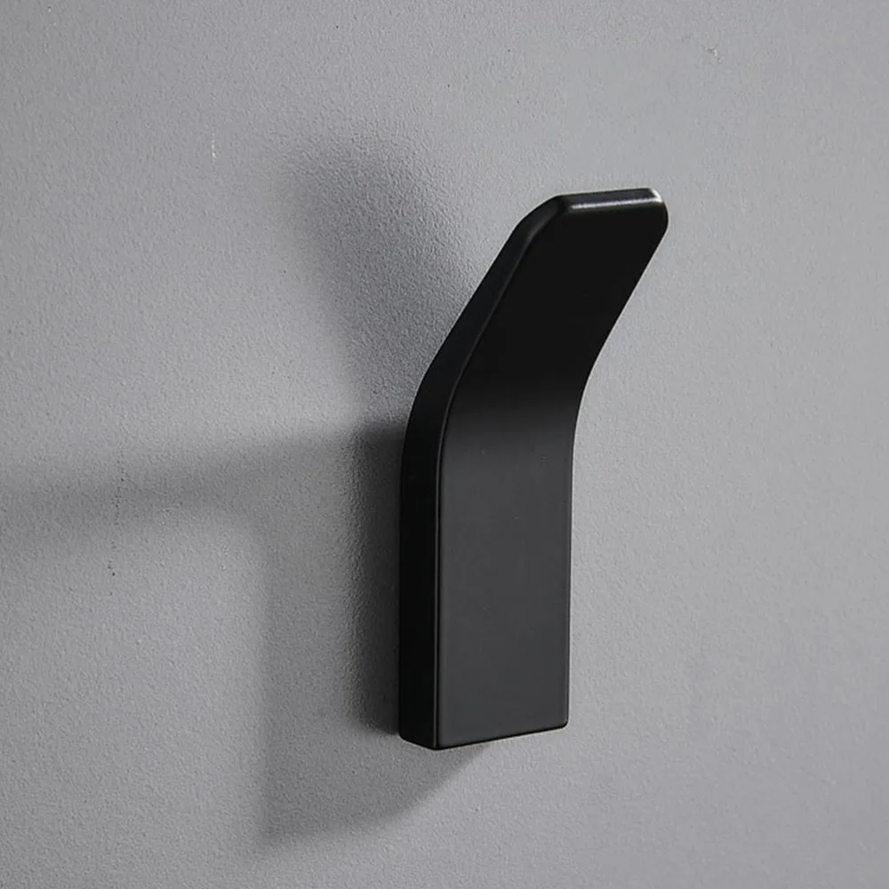 

4Pcs Self Adhesive Towel Hooks Space Aluminium Towel Wall Hooks Robe Hooks
