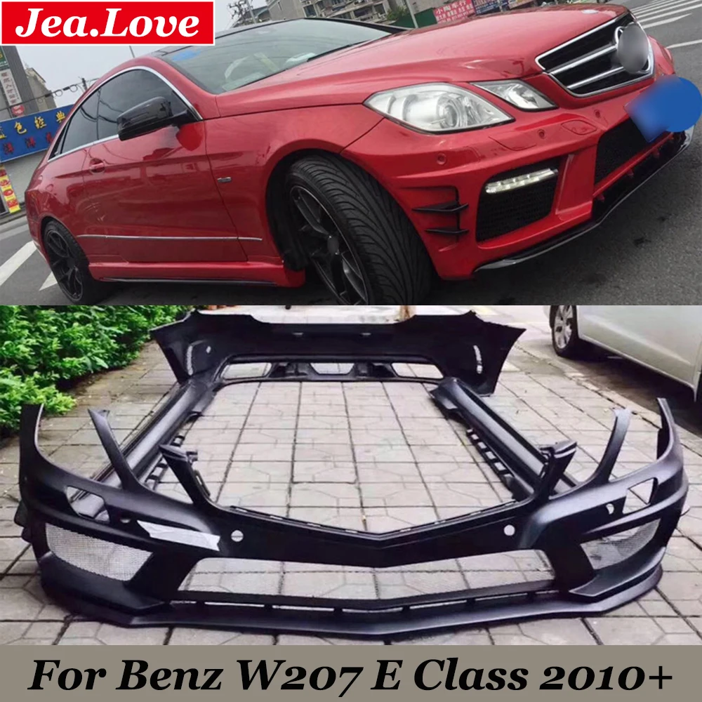 

Modify to PD Style Car Body Kit Unpainted FRP Front and Rear Bumpers Side Skirts For Benz W207 E Class​ 2010+ Modification