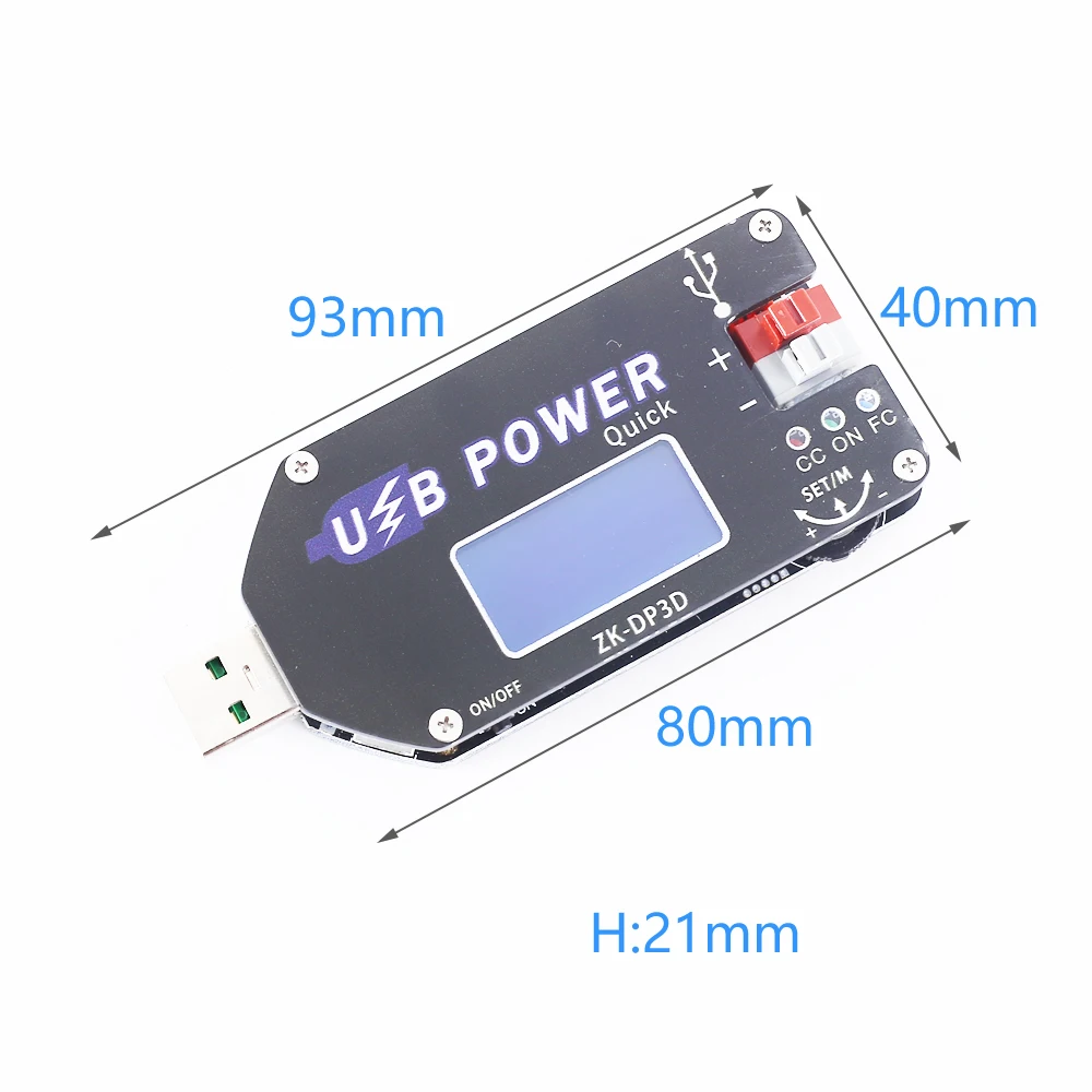 USB Повышающий Модуль питания регулируемый регулятор напряжения 15 Вт повышающий