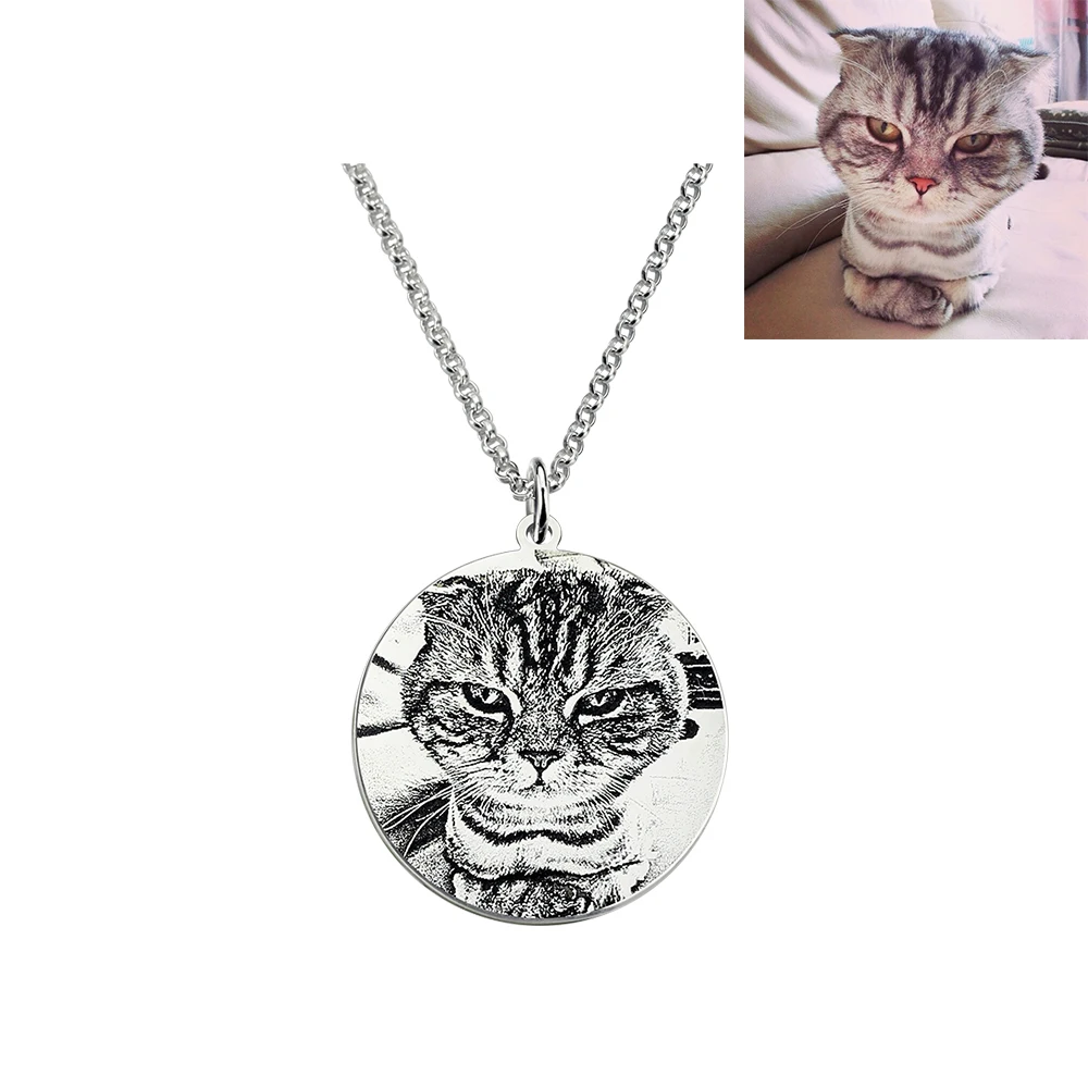 Ожерелье с гравировкой Sweey подвеска фото ожерелье подарок | Украшения и