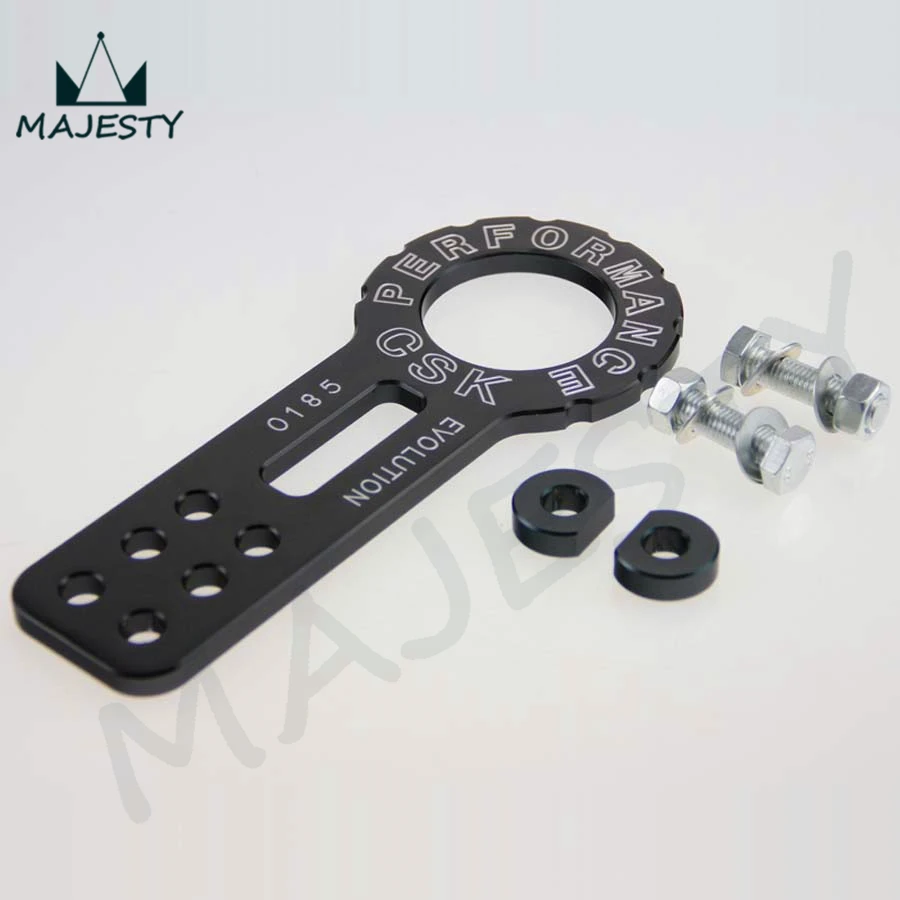 JDM Универсальный передний гоночный буксировочный крюк для прицепа из