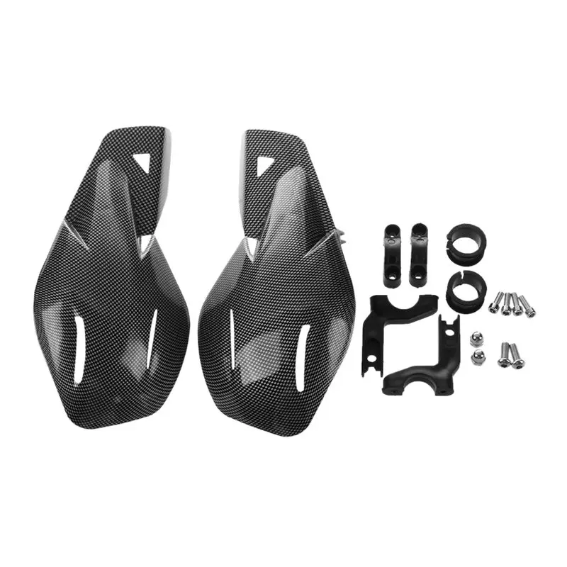 

1 pair 22mm Universal handlebar cuffs handguards motorcycle Carbon fibre