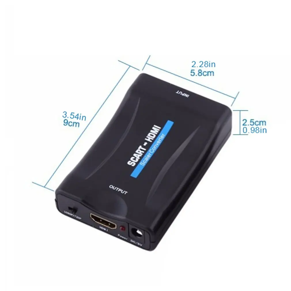 Конвертер SCART в HDMI-совместимый преобразователь видео 1080P аудио высокого класса AV