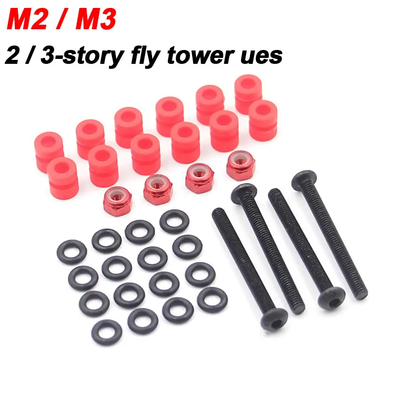 Комплект винтов M2 M3 Flying Tower состоит из уплотнительного кольца/амортизирующего