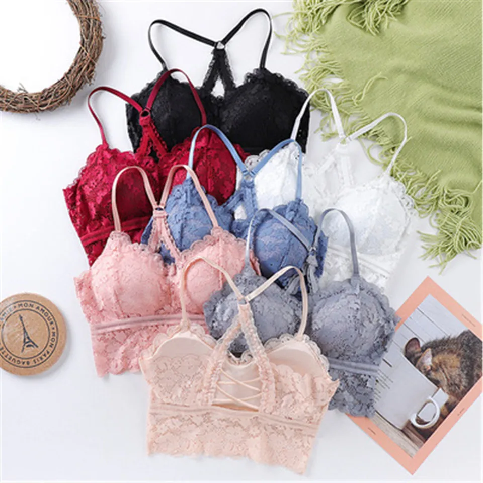 

Training Yoga Tops Workout Tank Tops Underwear M-L Women Sports Bras Gym Tops Backless Soft Breathable Padded Bras For Fitness