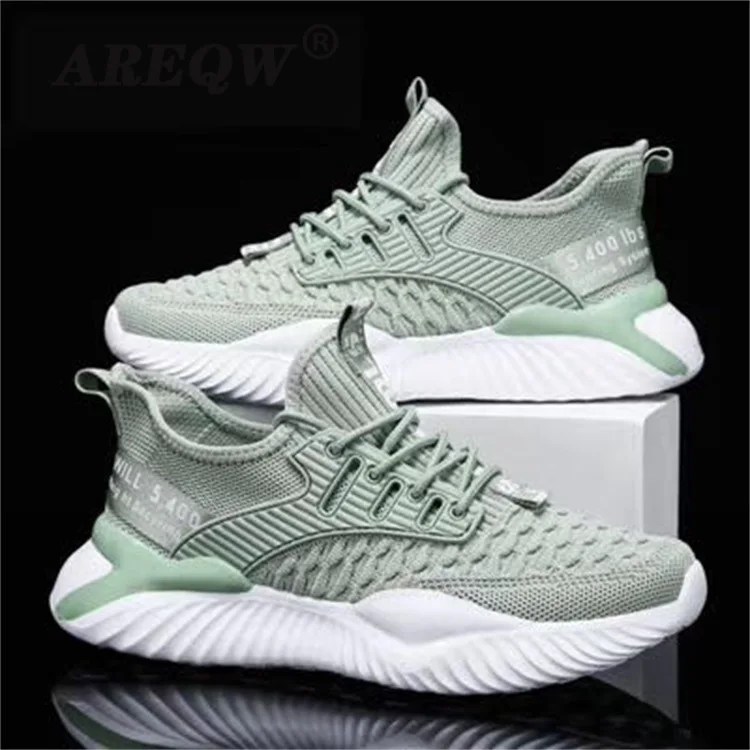 

2021 Summer New Men's Shoes Large Size Fashion Fly Woven Men's Casual Shoes Breathable Running Sports Shoes Men