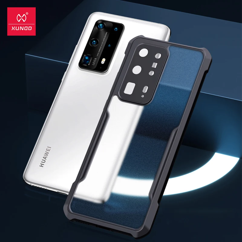 Чехол для Huawei P40 Pro + противоударный чехол защитный прозрачный перчатка подушка