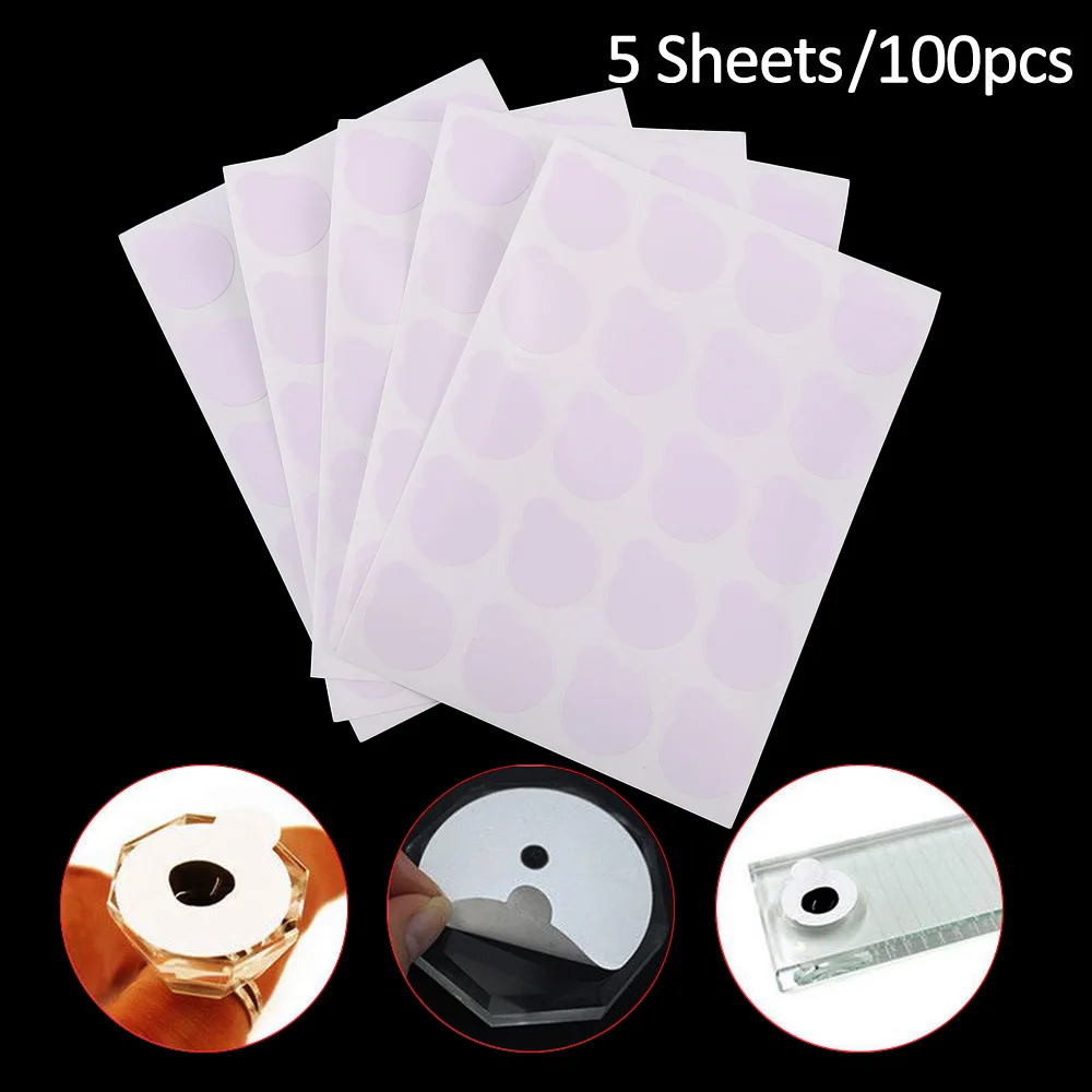 Одноразовый держатель клея для ресниц 5 листов 2 см | Красота и здоровье